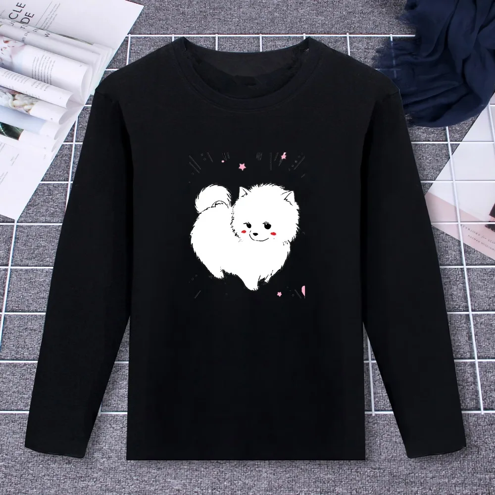 Прекрасный своего померанского шпица Kawaii собака Смешные изготовленная на заказ