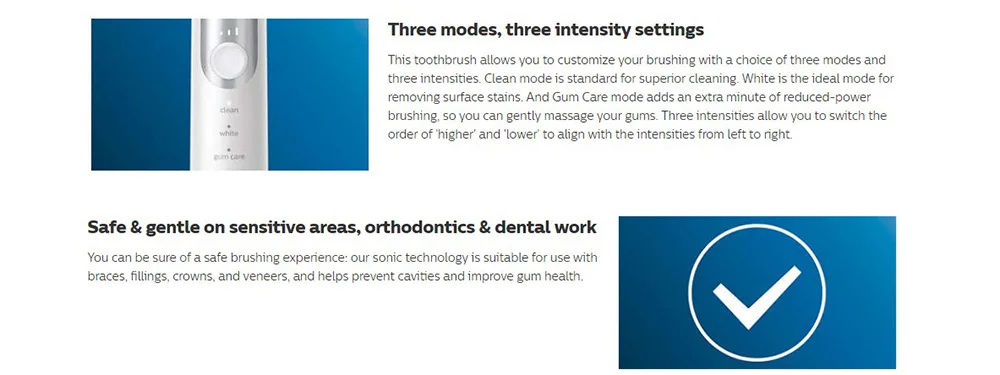 Philips Sonicare proctiveclean Sonic перезаряжаемая электрическая зубная щетка 3 режима Встроенный датчик давления Дорожный Чехол HX6897/22
