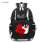 Рюкзак Kakegurui Jabami Yumeko для косплея для мужчин и женщин, винтажный холщовый ранец, вместительные дорожные сумки для ноутбука