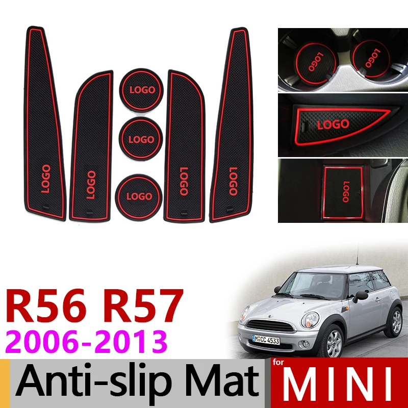 Противоскользящие подставки под ворота чашку для BMW MINI R56 R57 аксессуары люка ONE Cooper