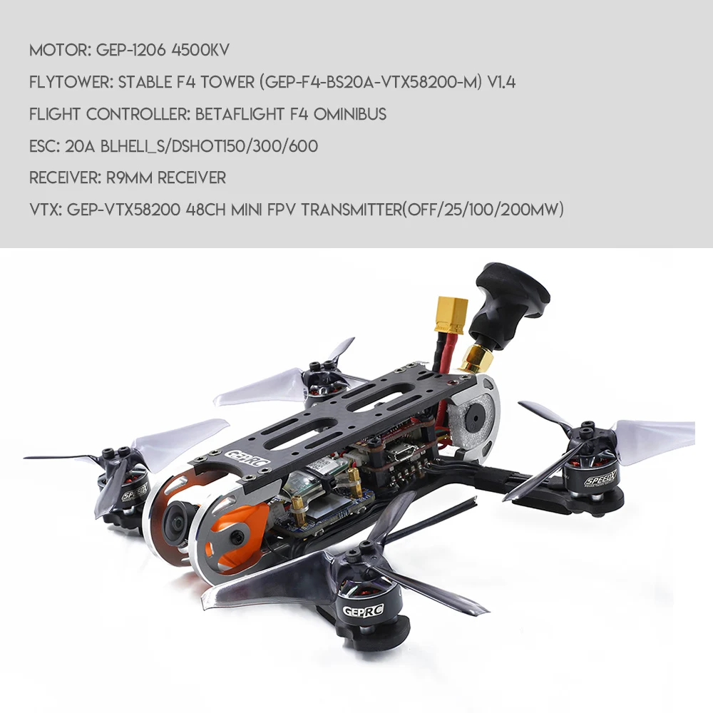 GEP-CX3 Дрон с камерой 1080P 5,8G FPV гоночный Дрон 145 мм с приемником Frsky R9MM BNF PNP версия
