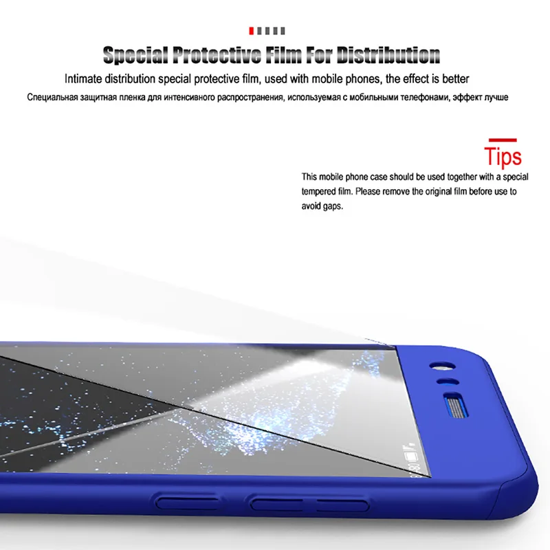 LuckGuard Роскошный Жесткий 360 полный защитный чехол для huawei Honor 8 9 10 Lite V9 V10 mate Pro стекло