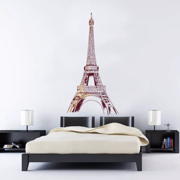 

ParisTravel The Word Landmarkwall Sticker Wedding Decor Vinyl Waterproof Wall Sticker Bedroom Wallpaper Wall Decal