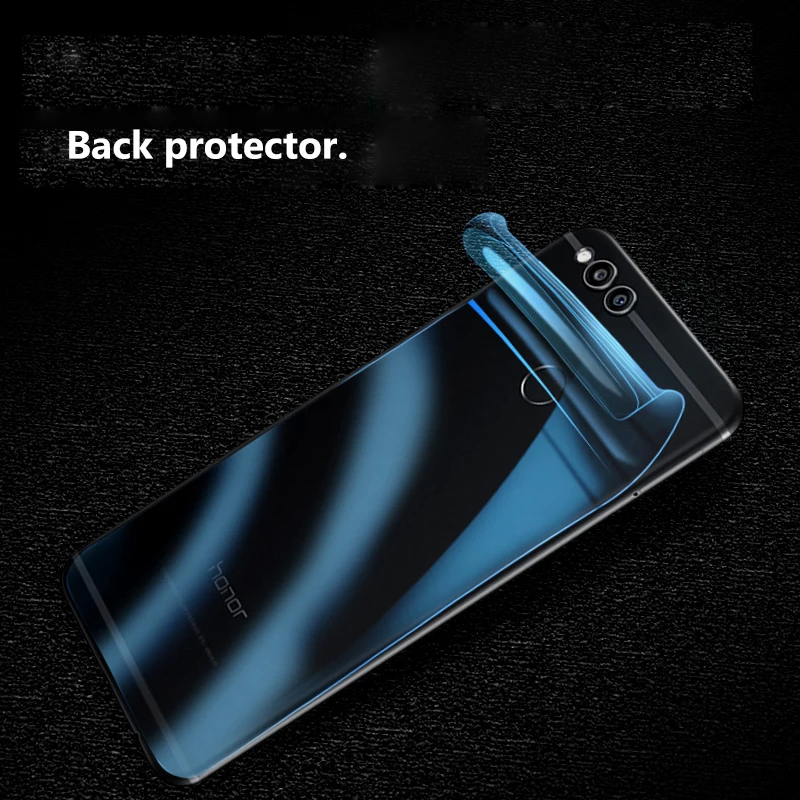 Изогнутая 3d пленка CHYI для HUAWEI Honor 7X Защитная с полным покрытием Гидрогелевая нано