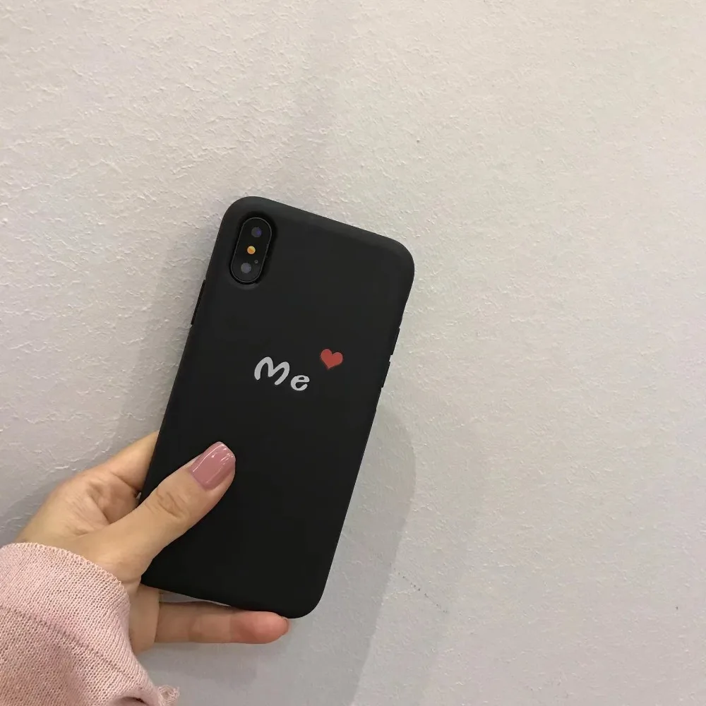 Любителей моды антидетонационных пару сердце pattern Мягкие tpu чехол для телефона