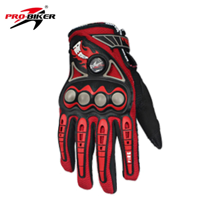 MCS-23 RD PRO-BIKER мотоциклетные гоночные перчатки дышащие Enduro Dirt Bike Moto Guantes Luvas внедорожные мотоциклетные перчатки для мотокросса - Цвет: MCS-23 RD