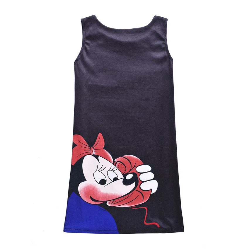 Платье в горошек для девочек вечернее платье с принтом мышки костюм детей