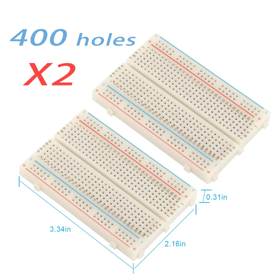 Макетная плата без пайки 170/400/830 макетная для Arduino с прототипами контактов