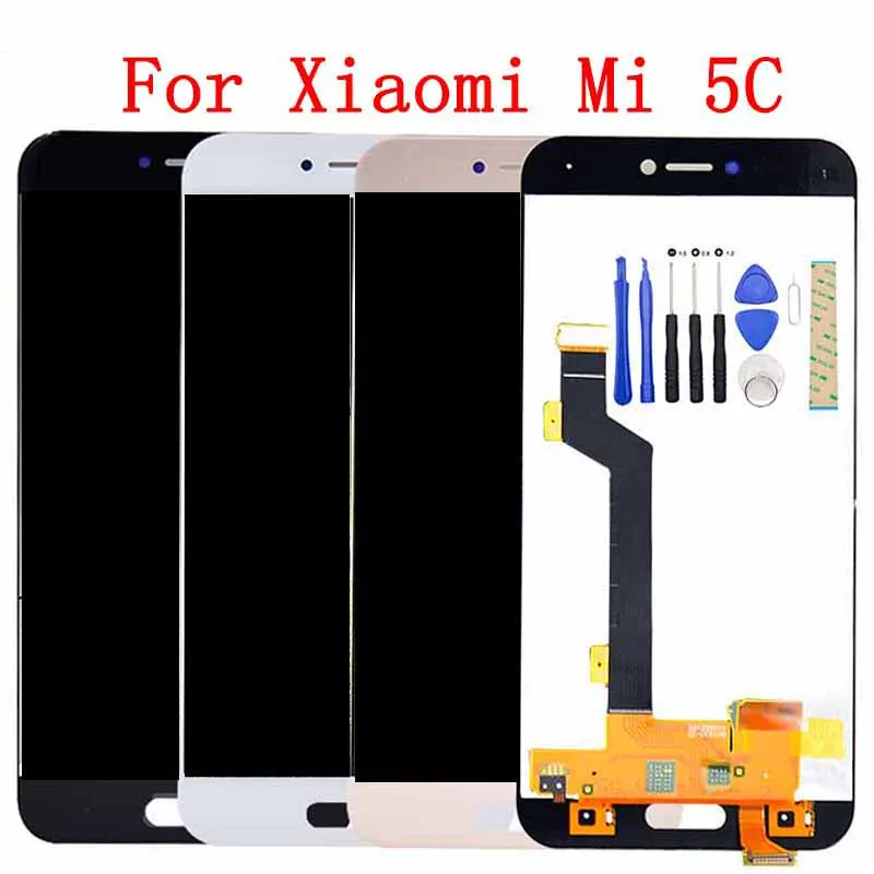Xiaomi MI 5c 5 C MI 4C ЖК-дисплей MI5C ЖК-дисплей Дисплей и инструмент для ремонта сенсорного экрана в сборе Часть 5,15 дюймов аксессуары Xiaomi MI 5c MI4C чехол для телефона