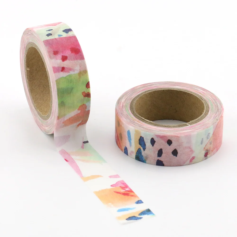 1 шт. красочная лента washi Канцтовары Diy Скрапбукинг Фотоальбом Школьные