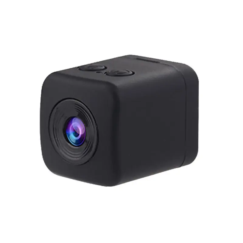 Черный SQ19 мини DV Спорт PC камера Full HD 1080P DVR Автомобильный видеорегистратор видеокамера детектор движения широкий угол обзора - Цвет: Черный
