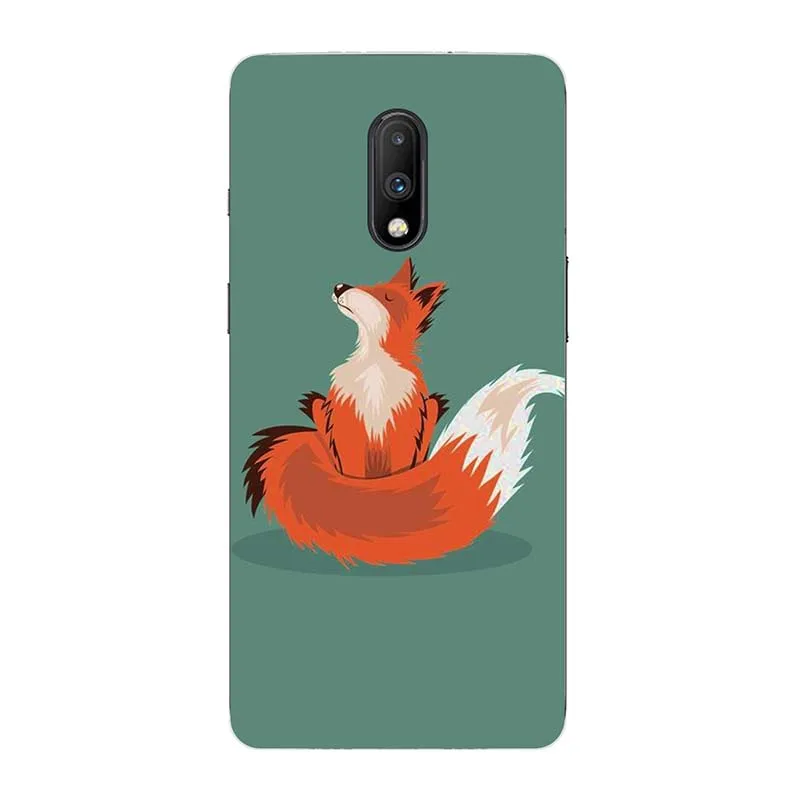 Оригинальные мягкие силиконовые чехлы для телефонов Oneplus 7 Oneplus7 Pro Мягкие силиконовые чехлы из ТПУ дизайн животных Стиль Fundas Para мультфильм - Цвет: A062