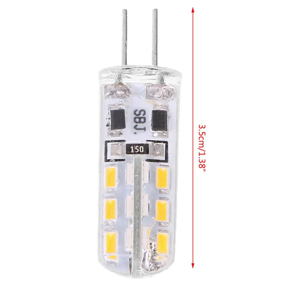 G4 силикагель 2 Вт 24 светодиодный Ода SMD 3014 Холодный/теплый белый светильник лампа