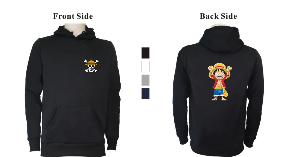 One piece Monkey D Luffy модные толстовки Аниме новое поступление хлопковая Толстовка harajuku брендовая одежда хип хоп Moleton Masculino