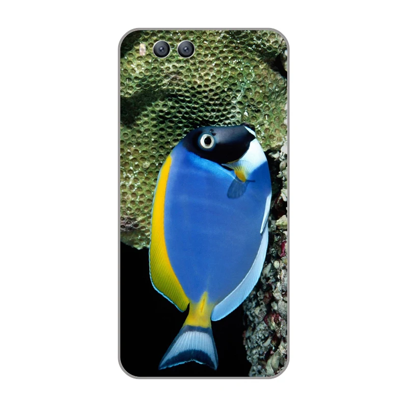 Lionfish blue red Tropical fish printed Soft TPU Silicone Case Cover for xiaomi 3 note3 4 4c 5s 5 6 redmi 4a 6a note note2 5a |