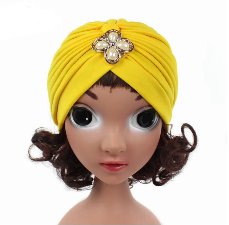 Новинка 2017 года шапка для девочек в индийском стиле тюрбан малышей с