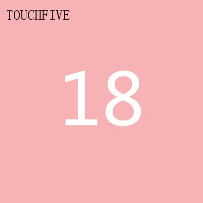 18 1 шт. TouchFive на выбор, 168 цветов, маркеры для эскизов, маркеры на спиртовой основе, набор цветных маркеров, товары для рукоделия, ручка для школы - Цвет: 18