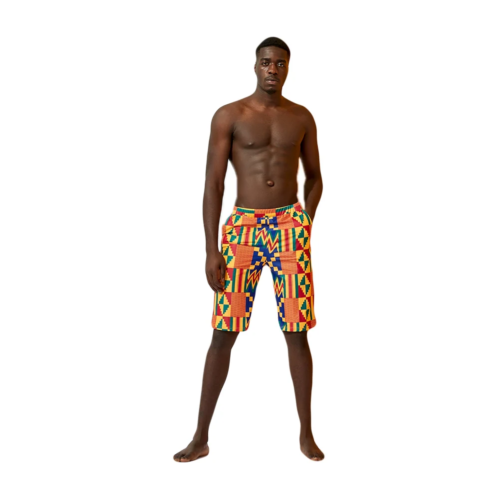 KENTE Африканский купальник Мужской купальный костюм мужские плавки sunga Горячие мужские плавки пляжные шорты - Цвет: KENTE