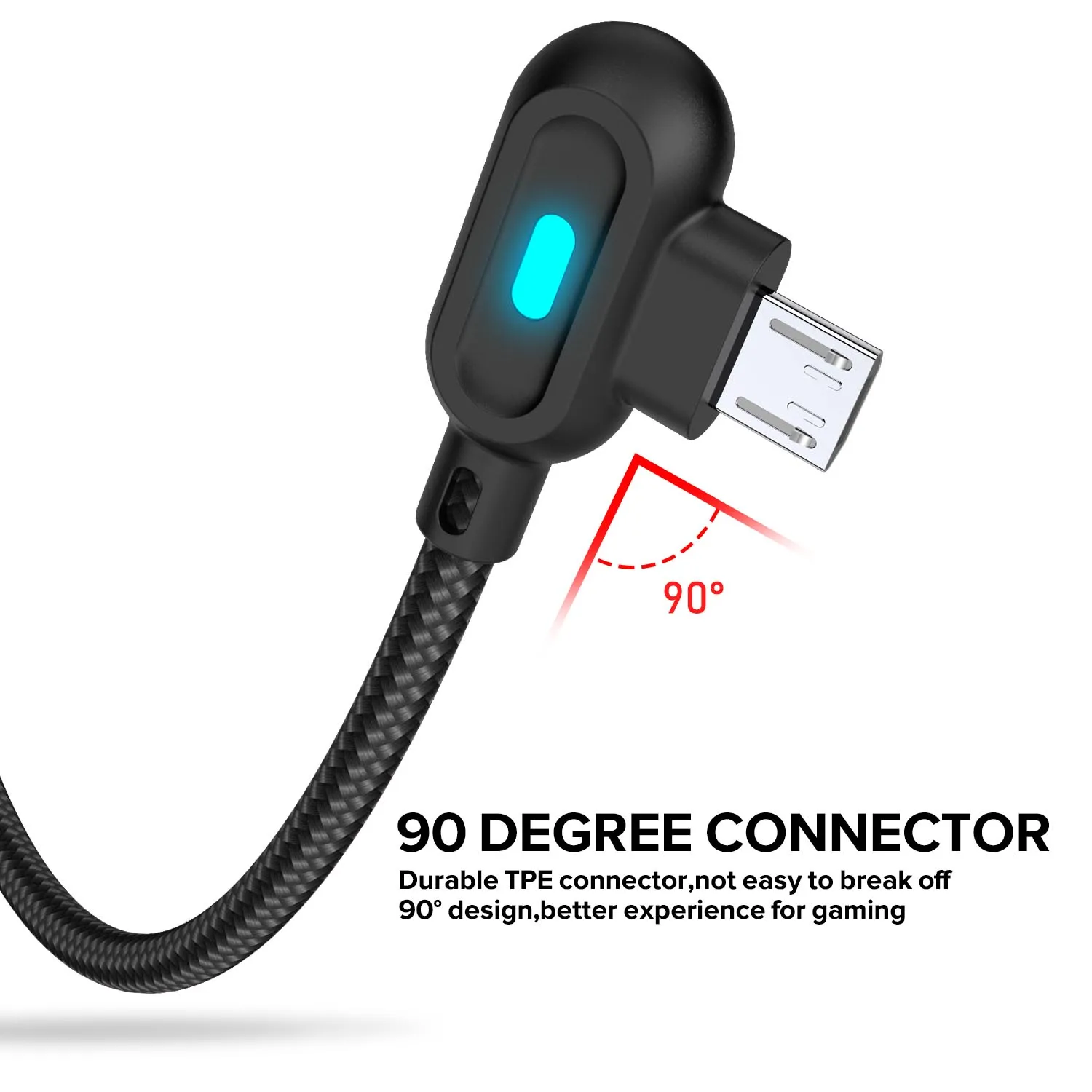 Venroii кабель Micro USB 1 м 2.4A для быстрой зарядки и синхронизации данных для samsung J5 S7 Xiaomi Redmi Note 3 4 5 huawei Honor 7