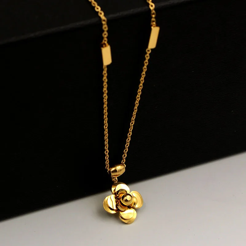 Женская подвеска из нержавеющей стали маленькая квадратная цепочка с кулоном в