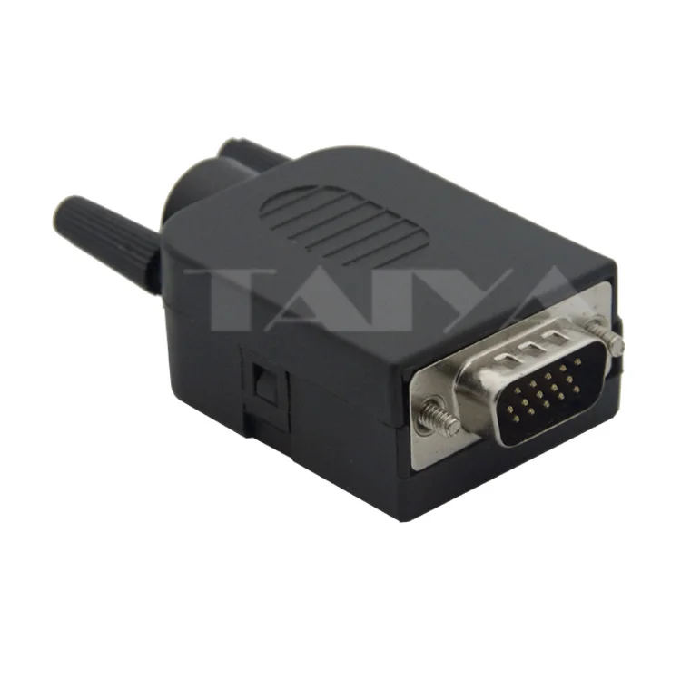 (2 Pack) 3 + 6 VGA разъем с задней стороны винтовые разъемы для поддержки DIY