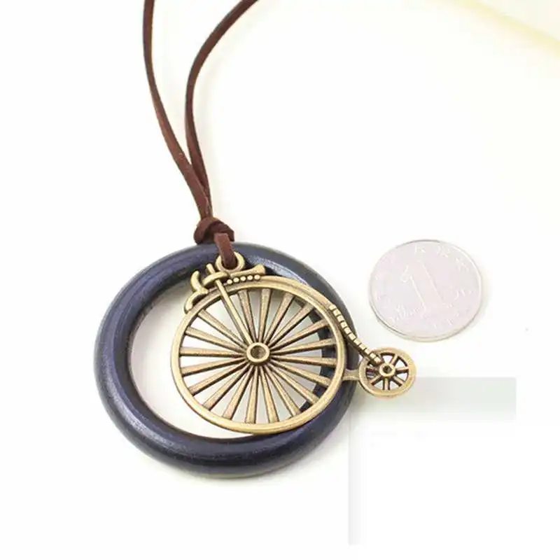 Бесплатная доставка деревянное ожерелье восстанавливающие древние путь Женская