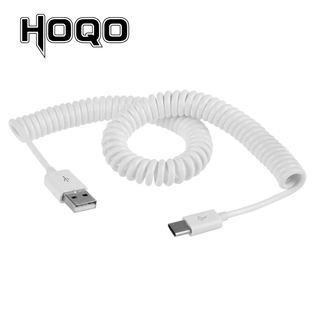 

Короткий 0,2 м 3 м пружинный спиральный выдвижной гибкий usb-кабель типа c usb-c зарядный шнур для передачи данных для galaxy s8 s9 mi Max Pro oneplus two 2
