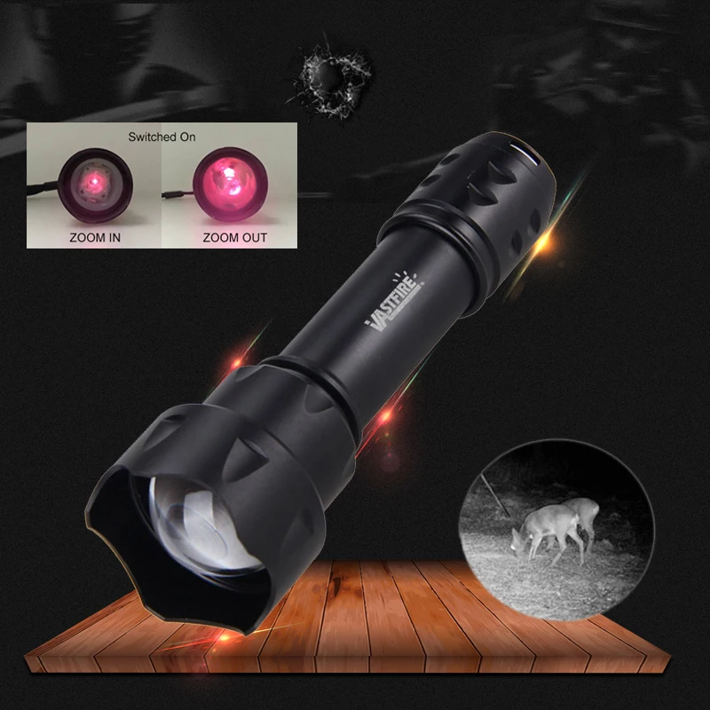 7 Вт T20 IR 850nm 1 Режим светодиодный фонарик ночного видения инфракрасный свет