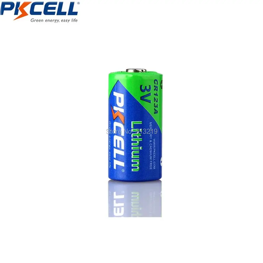 PKCELL 10X3V CR123A Батарея 1500 мА/ч CR123 123A CR17345 KL23a VL123A DL123A 5018LC EL123AP SF123 Non литиевая