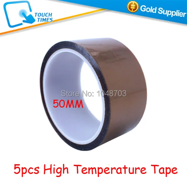 

5pcs/lot 50MM*33M Heat Resistant High Temperature Polyimide Adhesive Tape