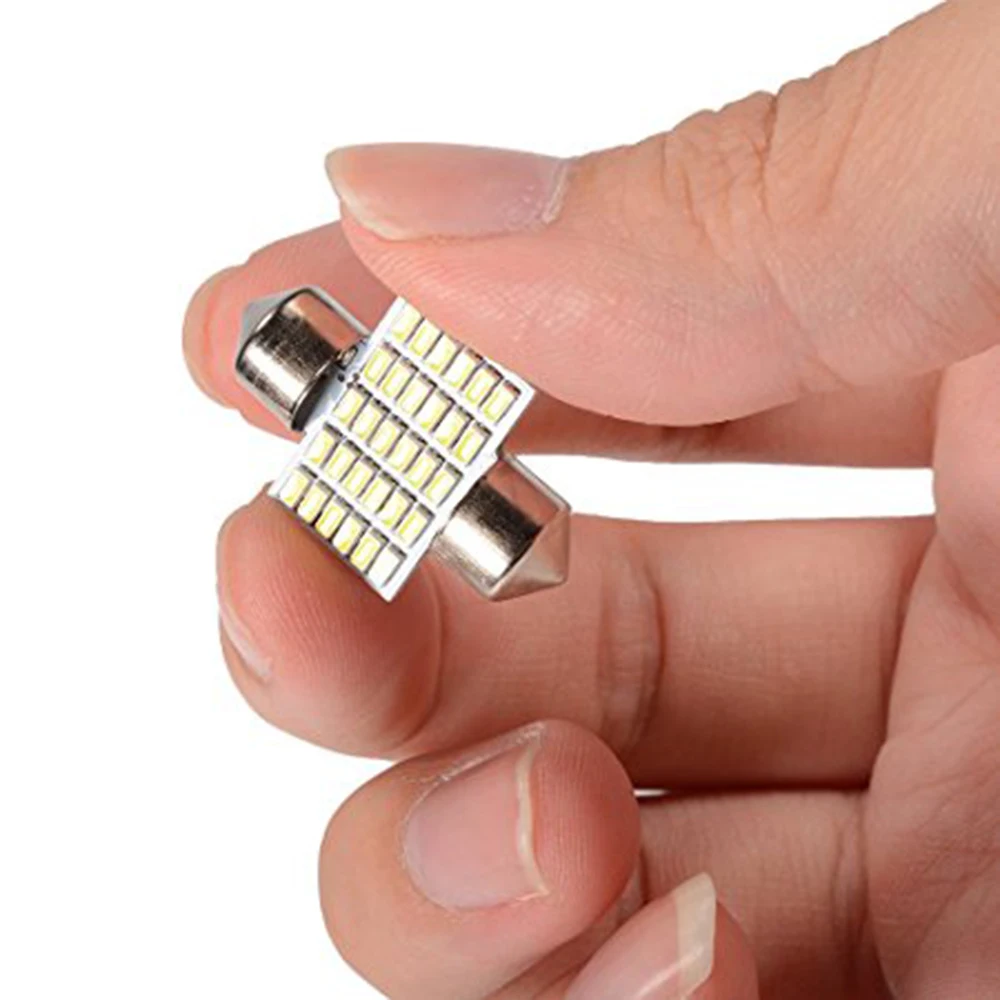 Светодиодная лампа для чтения YSY 100 шт./лот festoon 24smd 3014 31 мм автомобильная