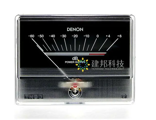 Black Audio power Amplifier VU meter DB level Header indicator for Japan DENON | Home Theater Amplifiers