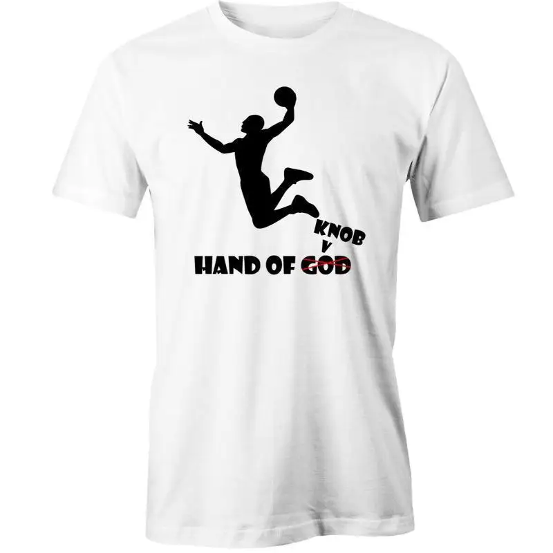 Мода 2017 Лето Рука бога/Ручка Футболка Классический печатных майка мужчины