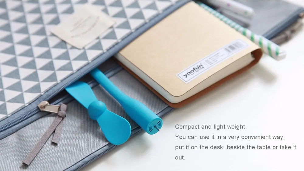 Новинка XiaoMi Mijia мини вентилятор+ гибкий портативный USB вентилятор для Pover Bank ноутбука XiaoMi Быстрая