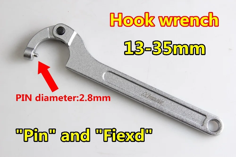 Activities hook type wrench spanner pin (13-35mm) | Инструменты