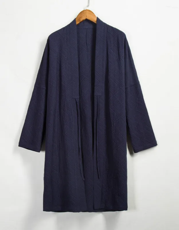 

Men Long Solid Linen Kimono Cardigan Men Streetwear Men Kimono Jacket Coat Windbreaker 2019