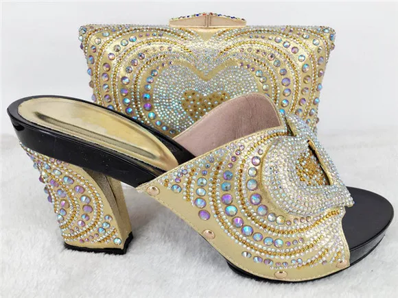 2017 Последние Африканский Соответствия Обувь И Сумка Установить Бесплатная