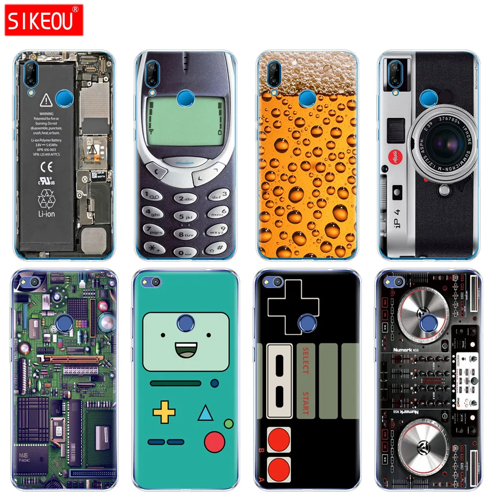 Чехол для Huawei P20 P7 P8 P9 P10 Lite Plus Pro 2017 P Smart мягкий силиконовый чехол телефона