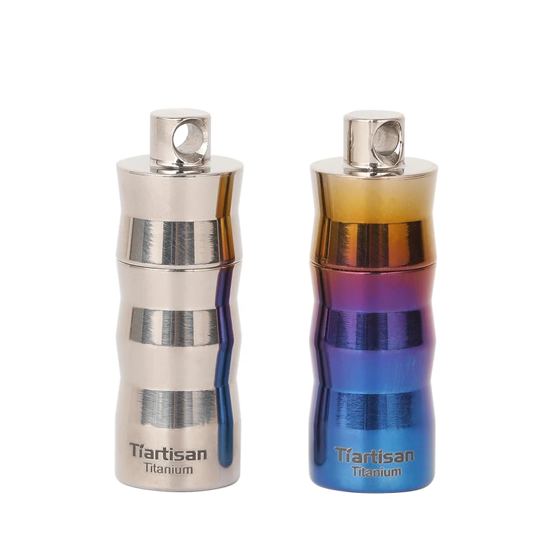 Чехол для хранения таблеток Tiartisan Mini из титана экологичный сверхлегкий