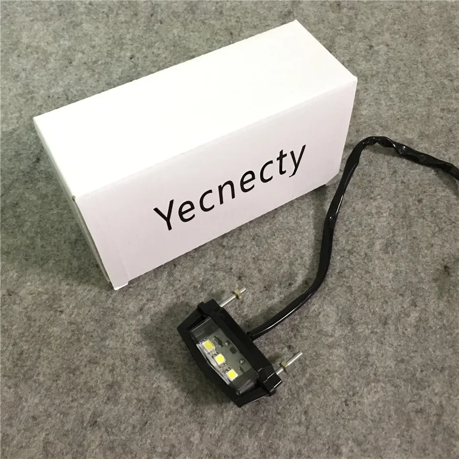 1 шт. универсальный 3 светодиодных номерных знака мотоцикла светильник для