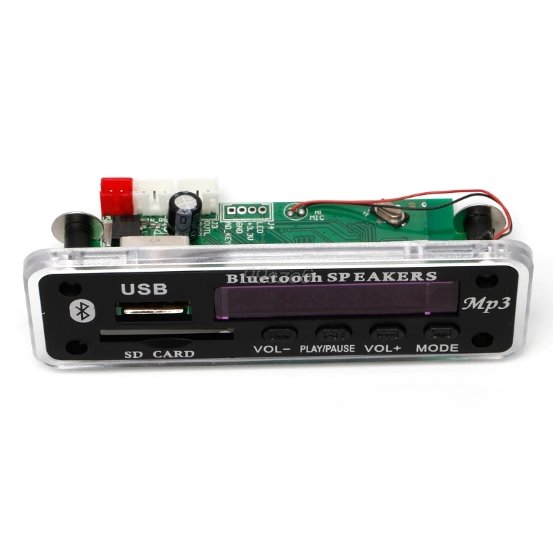 Автомобильный Bluetooth MP3 WMA декодер доска 12 в беспроводной аудио модуль USB TF радио