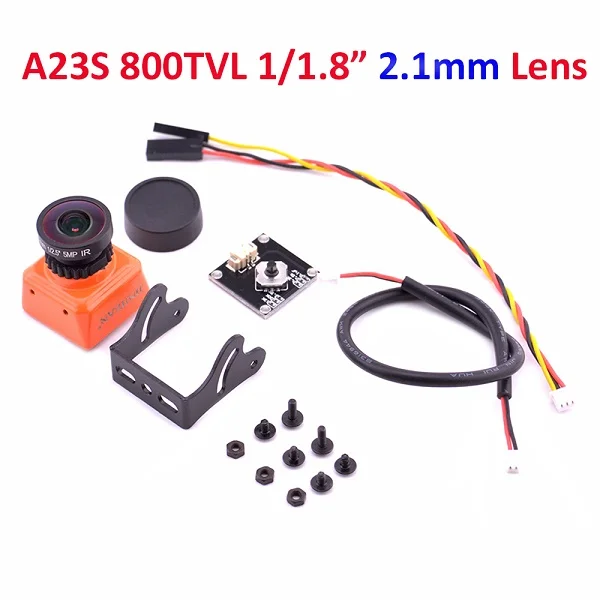 A23S 2.1mm Lens Starlight 1/1. 8 ''датчик уровня 800TVL OSD FPV камера NTSC/PAL переключаемый 2,1 мм/2,3 мм объектив FPV камера для FPV гоночный Дрон - Цвет: A23S 2.1mm Lens