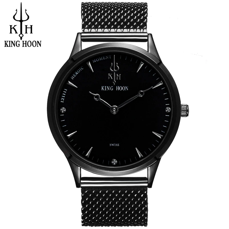 2017 Модные Бизнес наручные часы для мужчин Топ бренд класса люкс известный KINGHOON