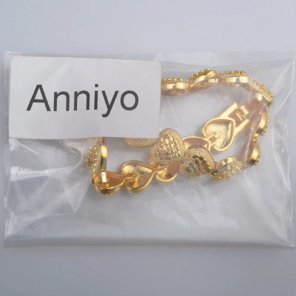 Anniyo/Сердце Браслеты из нержавеющей стали для женщин/Школьная обувь девочек