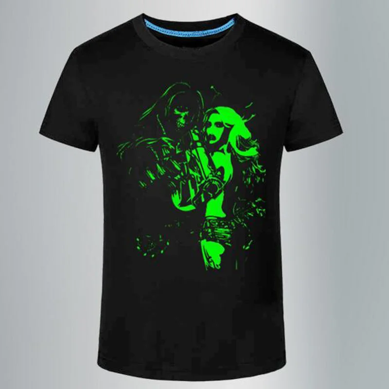 Лето 2017 г. Новый 3D футболка Для мужчин для отдыха флуоресцентные