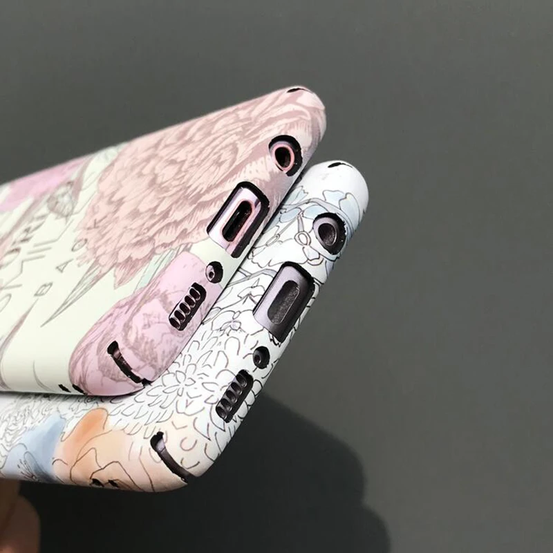 Твердые Чехлы YHBBCASES из поликарбоната в стиле ретро с цветами для Samsung Galaxy S10 S8 S9 Plus