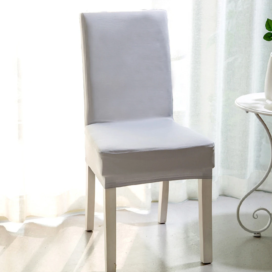 Мягкие чехлы для стульев спандекс стрейч полиэстер защитный чехол стула