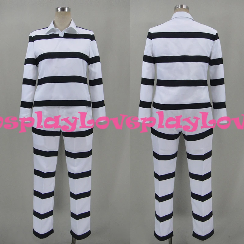 

New Custom Made Japanese Anime Kangoku Gakuen Prison School Kiyoshi Fujino/Takehito Morokuzu Cosplay Costume High Quality