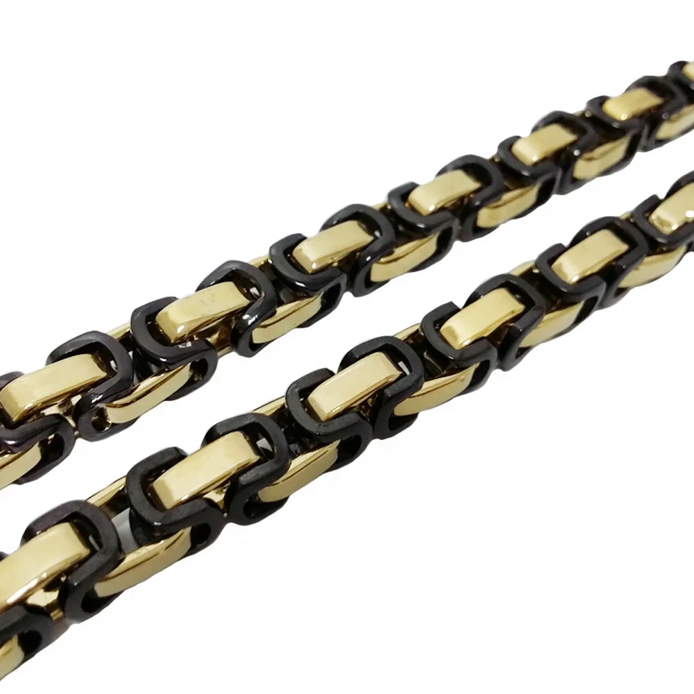 Цепочка мужская из нержавеющей стали шириной 8 мм ювелирное украшение в виде