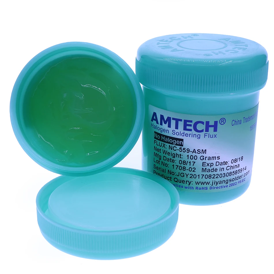 100% оригинальная паяльная паста AMTECH NC 559 ASM BGA PCB No Clean для сварки